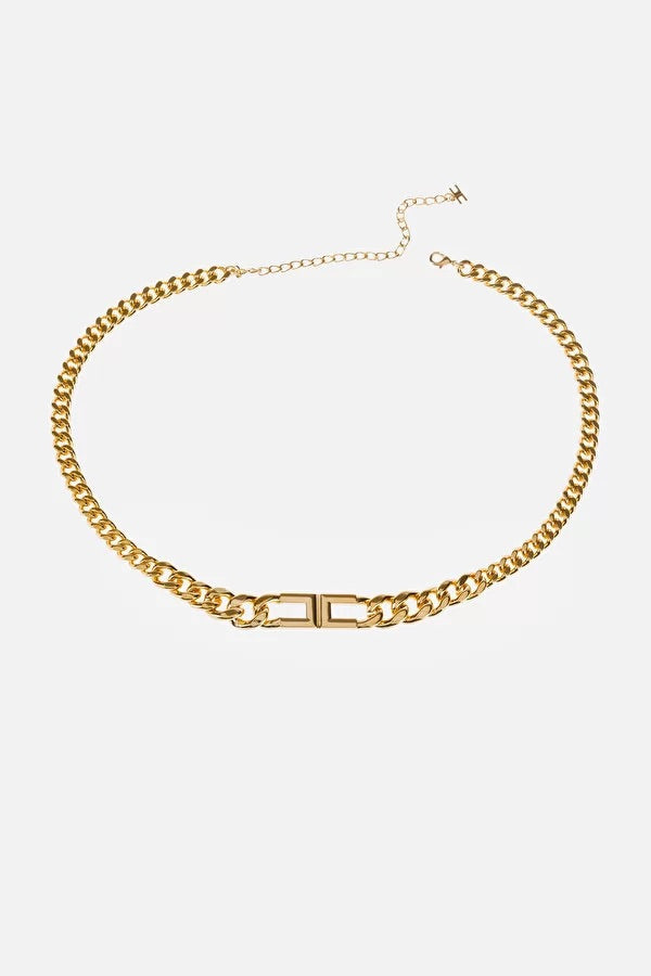 LIGHT GOLD BELT WITH HORSEBIT