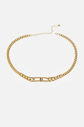 LIGHT GOLD BELT WITH HORSEBIT