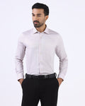LONG SLEEVE SLIM FIT DOBBY SHIRT