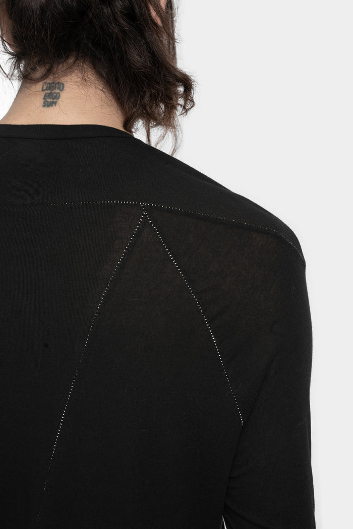 Marc Point | AW24 - Lightweight wool / silk ls henley T-Shirt