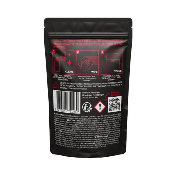 Lingette microfibres antibuée Visiodry - VisioFog