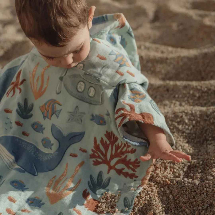 Little Dutch® Pončo za plažo Ocean World Little Dutch