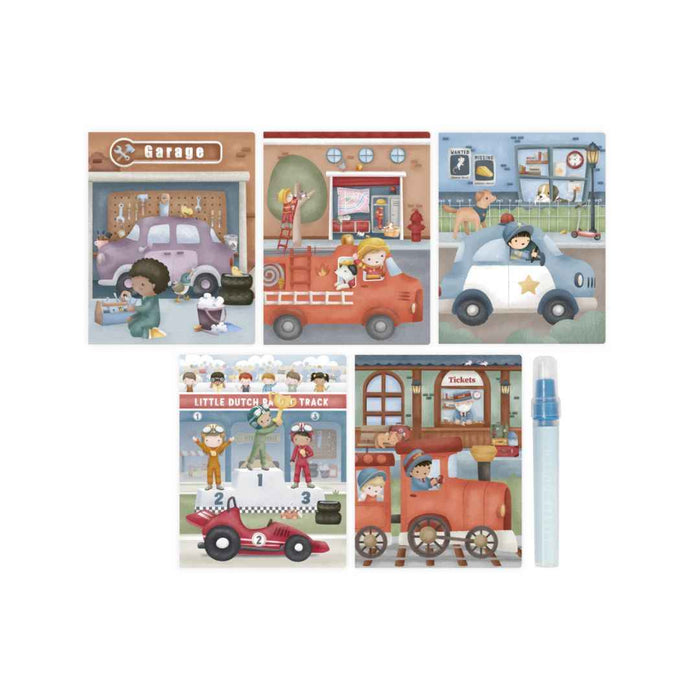 Little Dutch® Čarobna vodna knjiga Jim vehicles Little Dutch