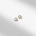 image of the liv earring in taupe | Lead