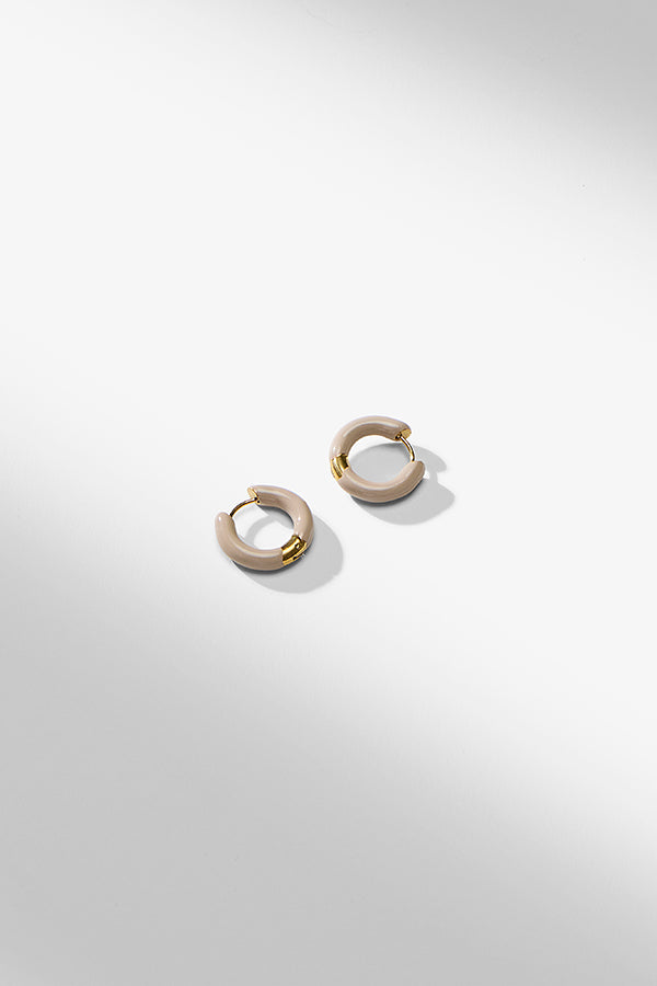 image of the liv earring in taupe | Exclude | Grid