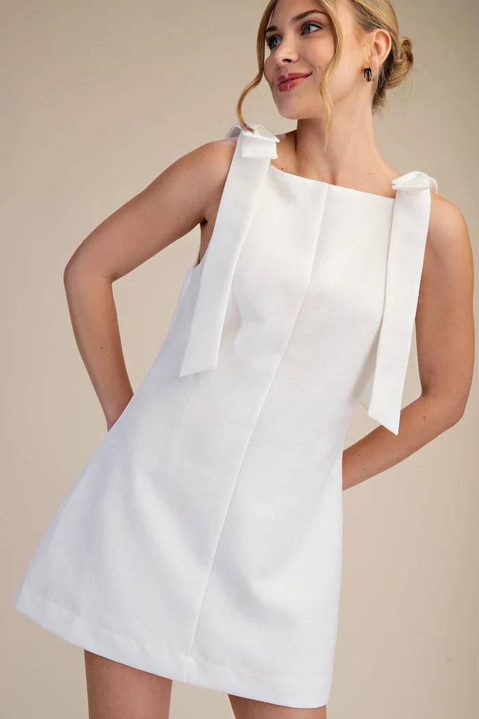 women's white mini dress for special occasions