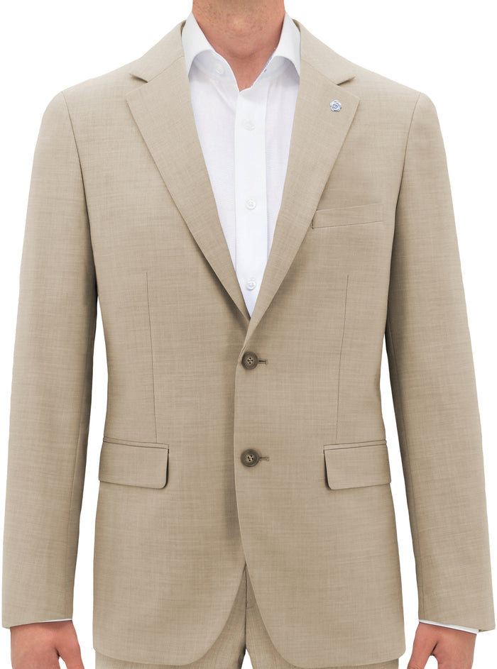 Louis 5ZS Sand Comfort Stretch Suit Jacket