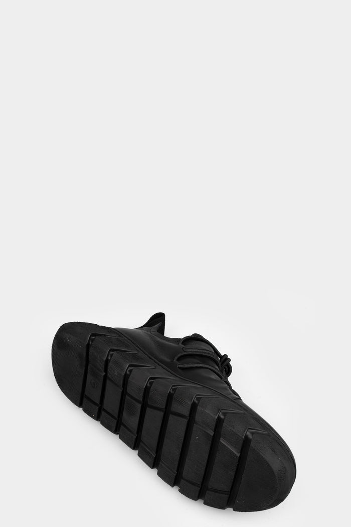 Puro | SS25 Low top laced leather sneakers - POWER HOUR