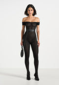 pointelle-knit-bardot-jumpsuit-with-belt-black