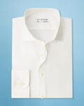 Mens 4-Way Stretch Twill Cutaway Collar Extra Slim Fit