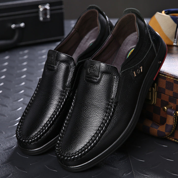 Men's Soft leather business formal leather Dress Shoes