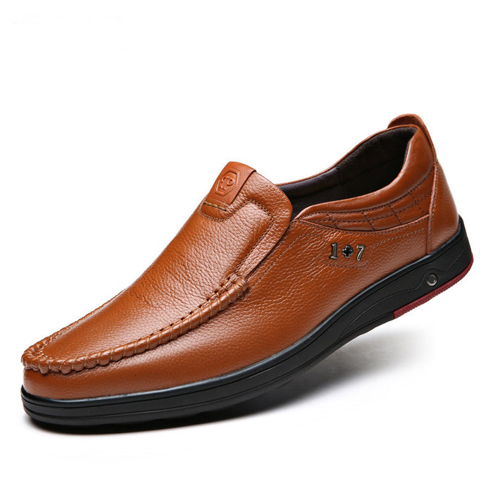 Men's Soft leather business formal leather Dress Shoes