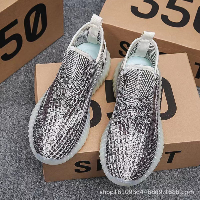 Men's Sports Running Shoes Breathable And Anti Slip Sports Shoes Jelly Sole