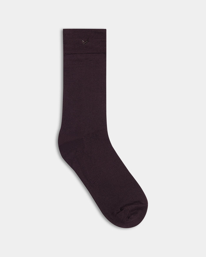 Mercerised Cotton Crew Length Socks Pack of 3 - Benny