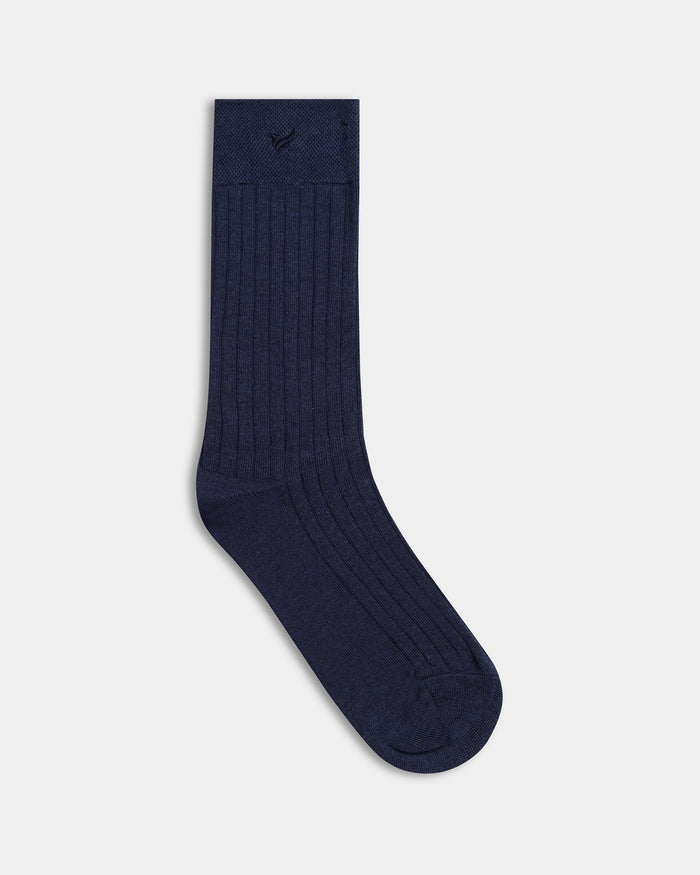 Mercerised Cotton Crew Length Socks Pack of 3 - Benny