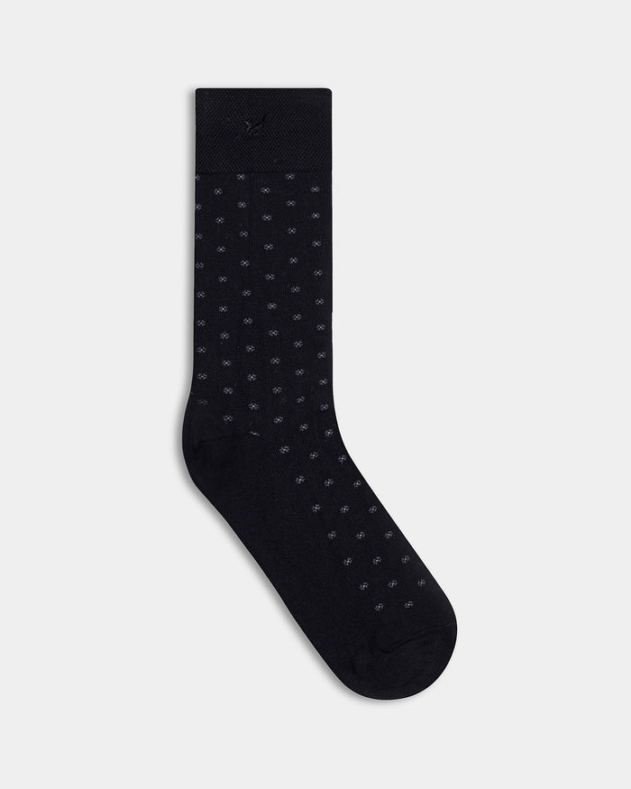 Mercerised Cotton Crew Length Socks Pack of 3 - Brandon
