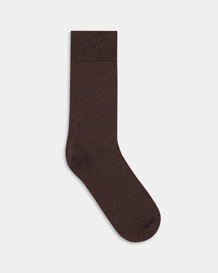 Mercerised Cotton Crew Length Socks Pack of 3 - Breck