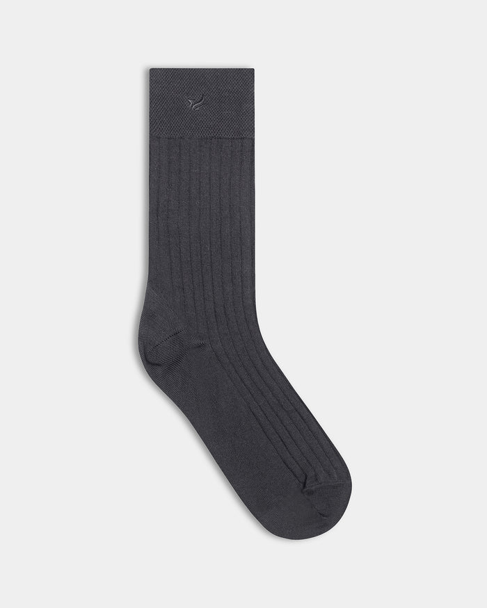 Mercerised Cotton Crew Length Socks Pack of 3 - Brooks