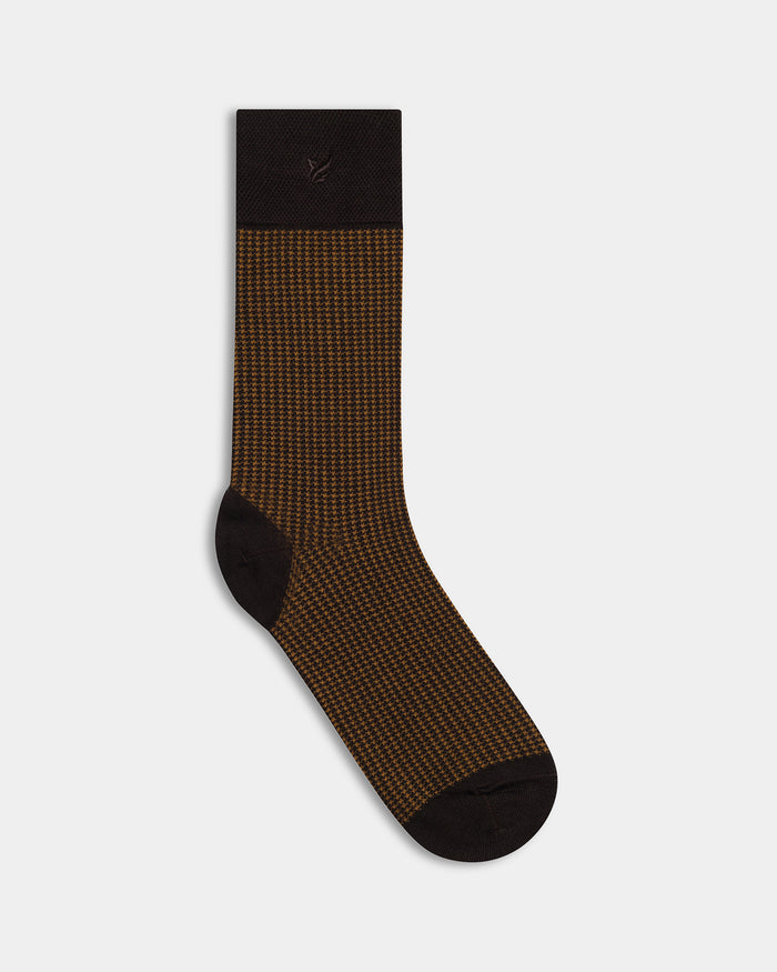 Mercerised Cotton Crew Length Socks Pack of 3 - Bryan