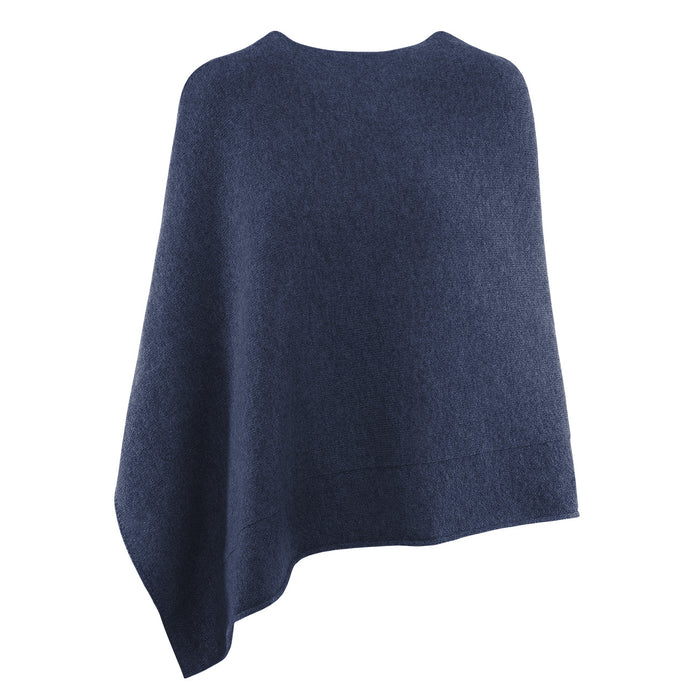 Giesswein Poncho - corsikablue 589