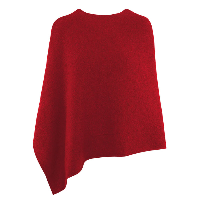 Giesswein Poncho - flame red 343