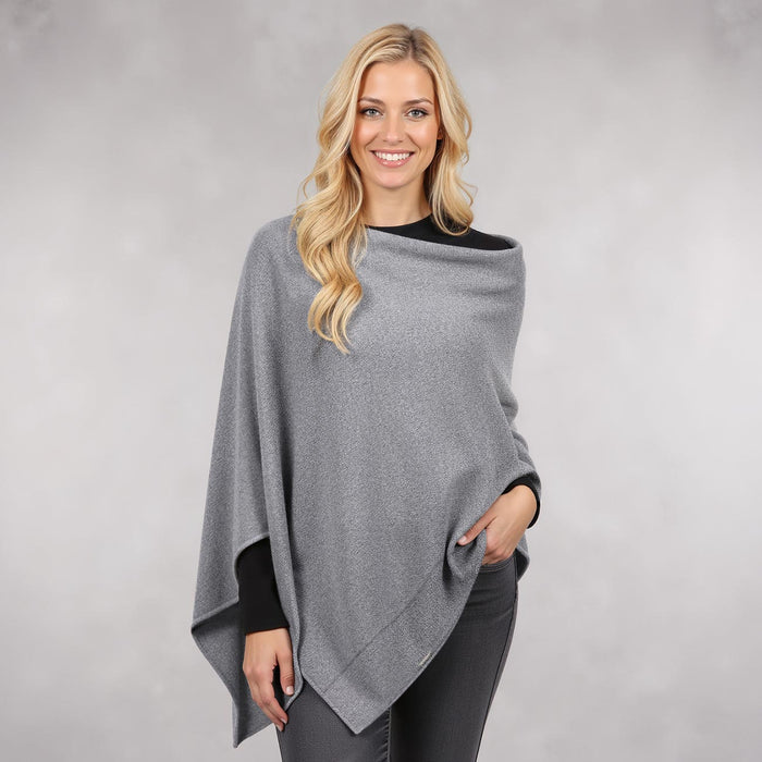 Giesswein Poncho - grey 017