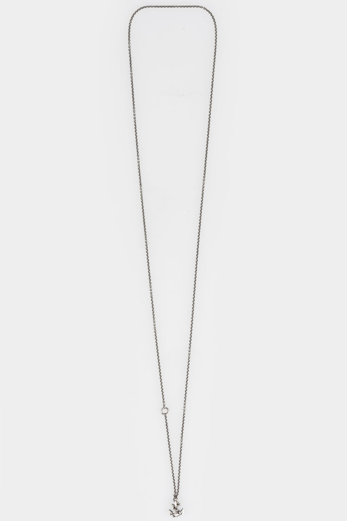 Mini anchor pendant necklace