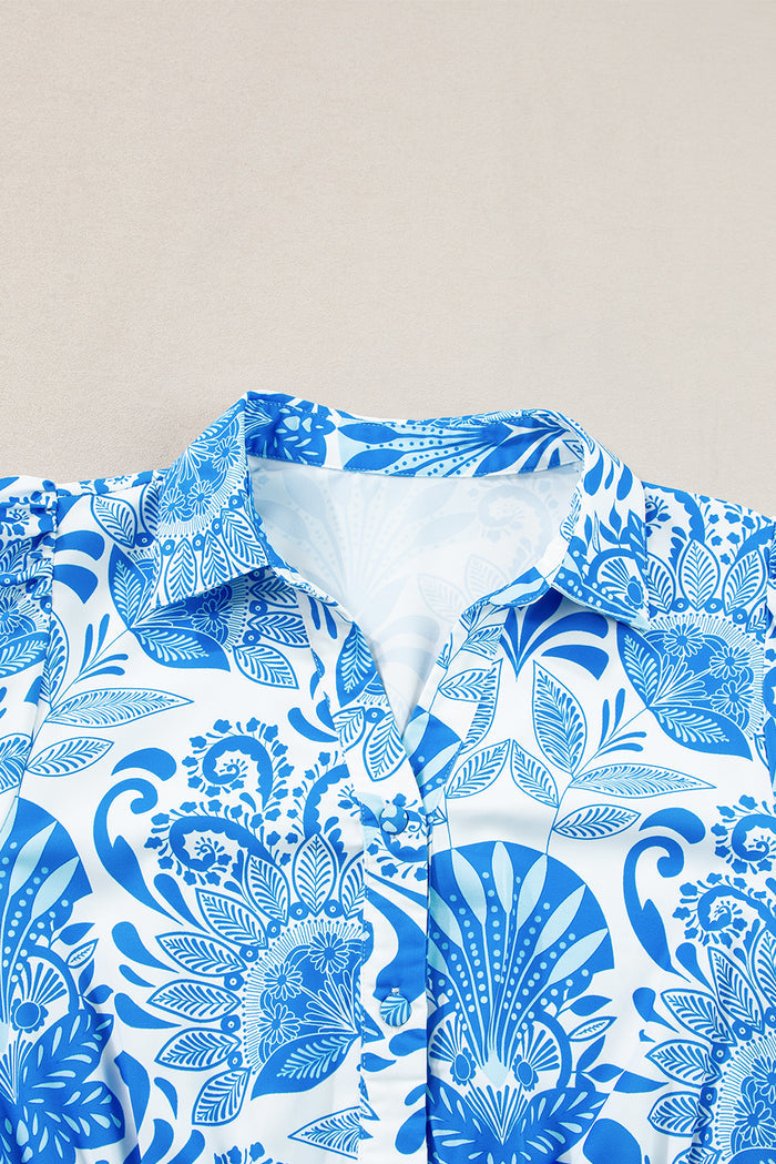 Mini-robe à volants à la taille avec cordon de serrage *