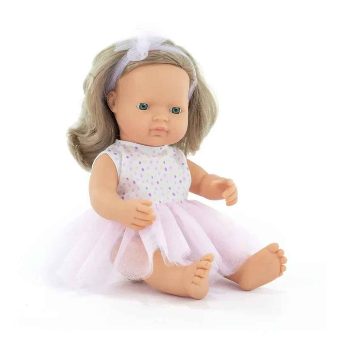 Miniland® Punčka Caucasian Girl 38cm My Friends & Me Miniland