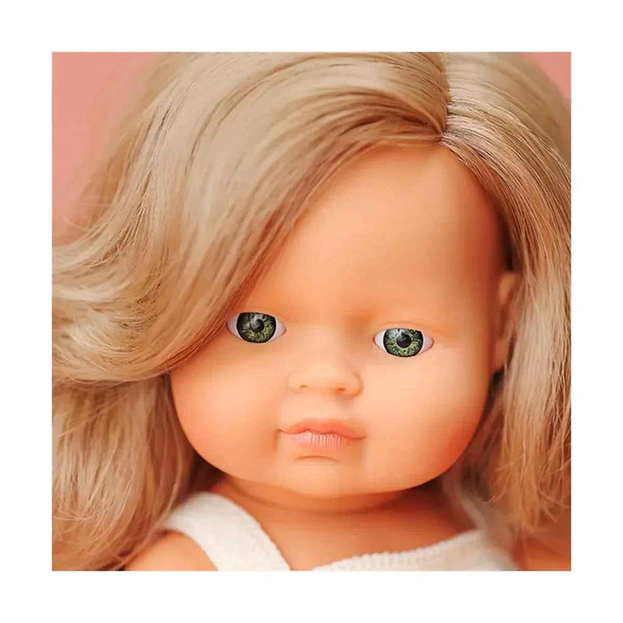 Miniland® Punčka Caucasian Girl 38cm My Friends & Me Miniland