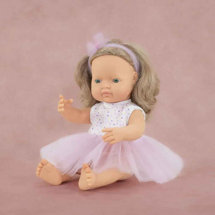 Miniland® Punčka Caucasian Girl 38cm My Friends & Me Miniland
