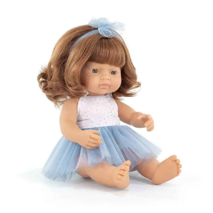 Miniland® Punčka Caucasian Redhead Girl 38cm My Friends & Me Miniland