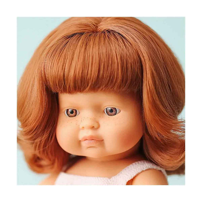 Miniland® Punčka Caucasian Redhead Girl 38cm My Friends & Me Miniland