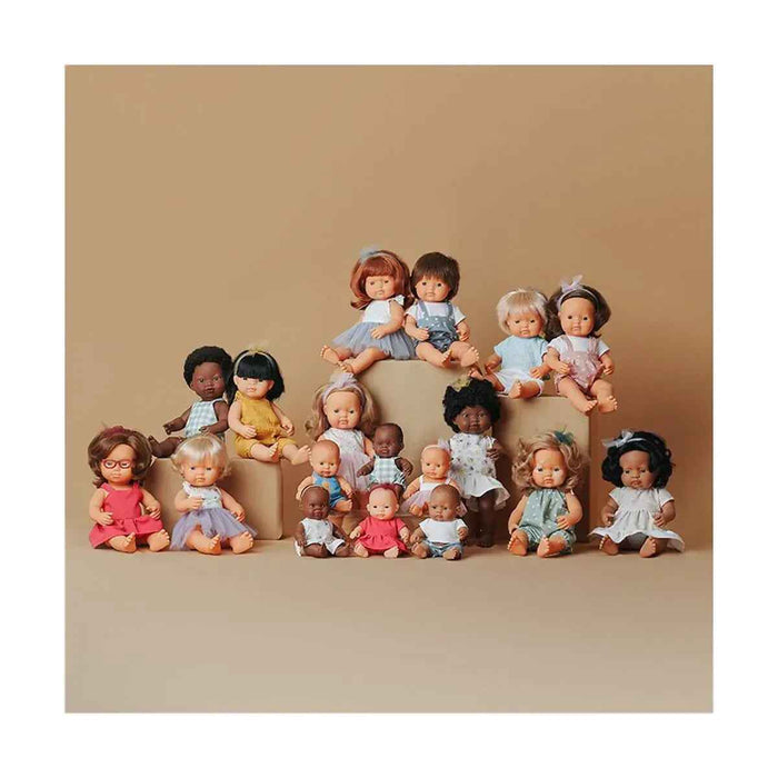 Miniland® Punčka Caucasian Redhead Girl 38cm My Friends & Me Miniland
