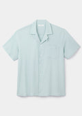 Mint Seersucker Cuban Shirt, Cuban Shirt - SIRPLUS