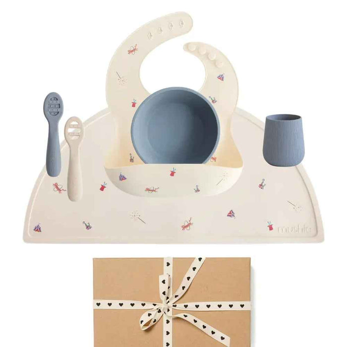 Mushie® Komplet za prvo hranjenje Circus Mushie