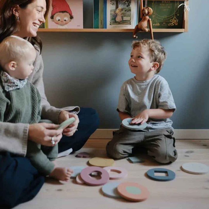 Mushie® Penaste puzzle za kopel Mushie