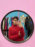 Nautica Red Knit Half-Zip