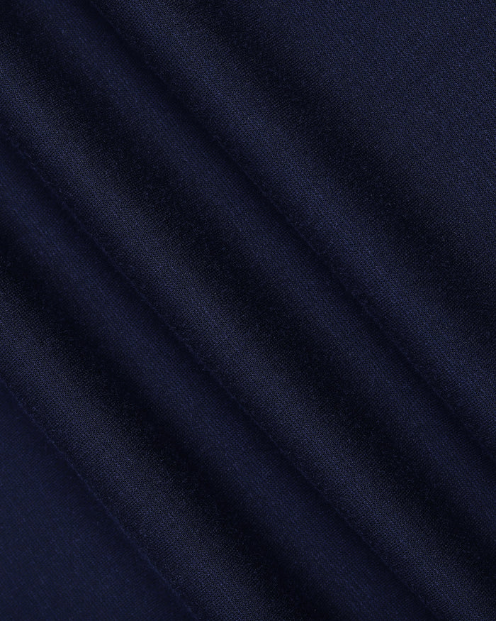 Navy Knitalia Solid Formal Trouser - Clark