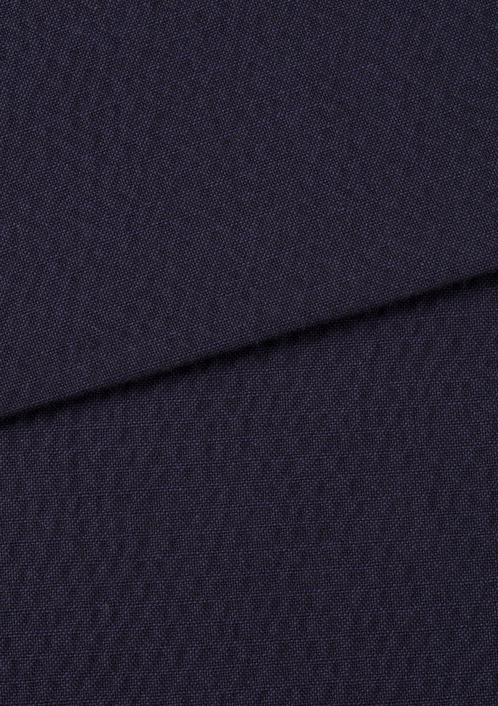 Navy Seersucker Relaxed Shorts, Shorts - SIRPLUS