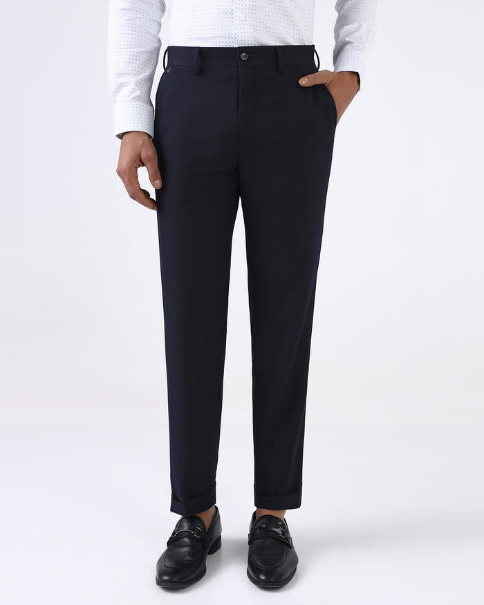 CLEAN FRONT COMFORT FIT STRUCTURE TROUSER
