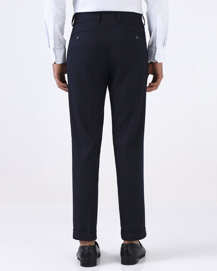 Navy Structure Trouser - Pecado