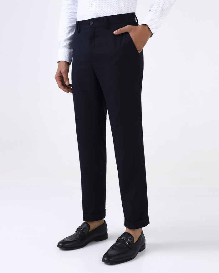 Navy Structure Trouser - Pecado