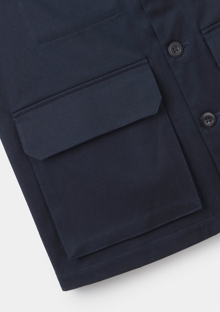 Navy Utility Gilet, Gilet - SIRPLUS