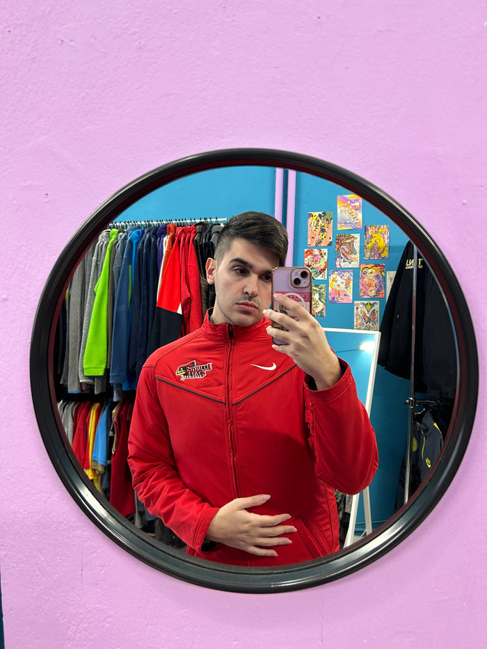 Nike Red Heavy Jacket with Fleece Interior