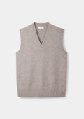 Oat Lambswool Vest by SIRPLUS