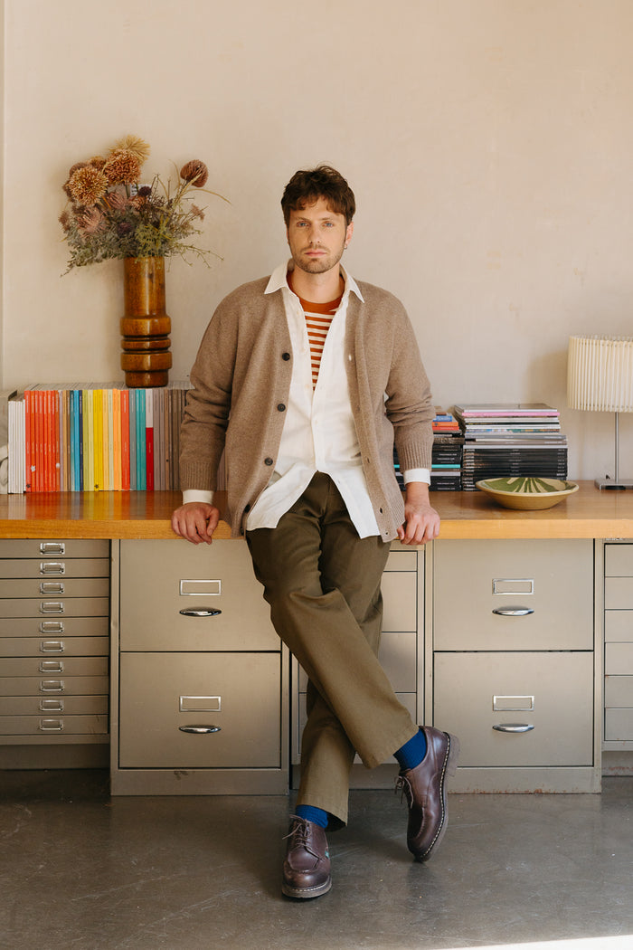 Oat Wool Cardigan, Cardigan - SIRPLUS