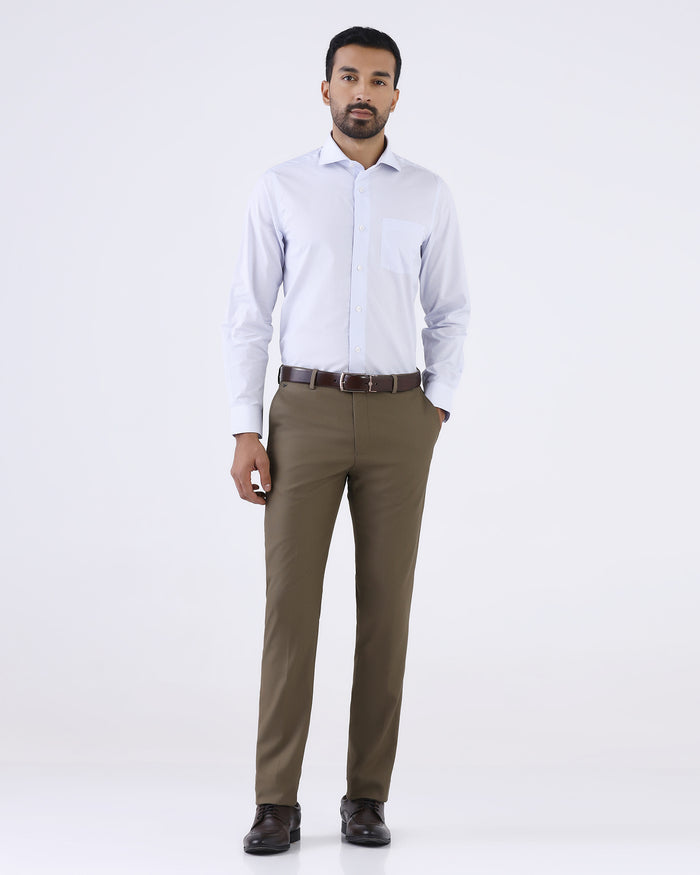 Ochre Formal Dobby Formal Trouser - Anfredo