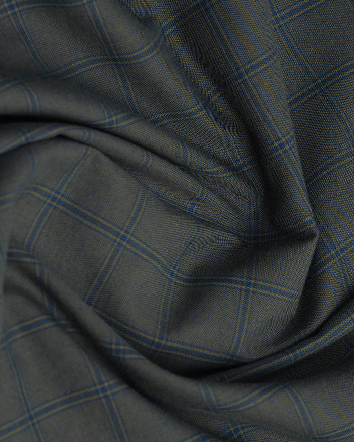 Olive Check Shirt - Nipon