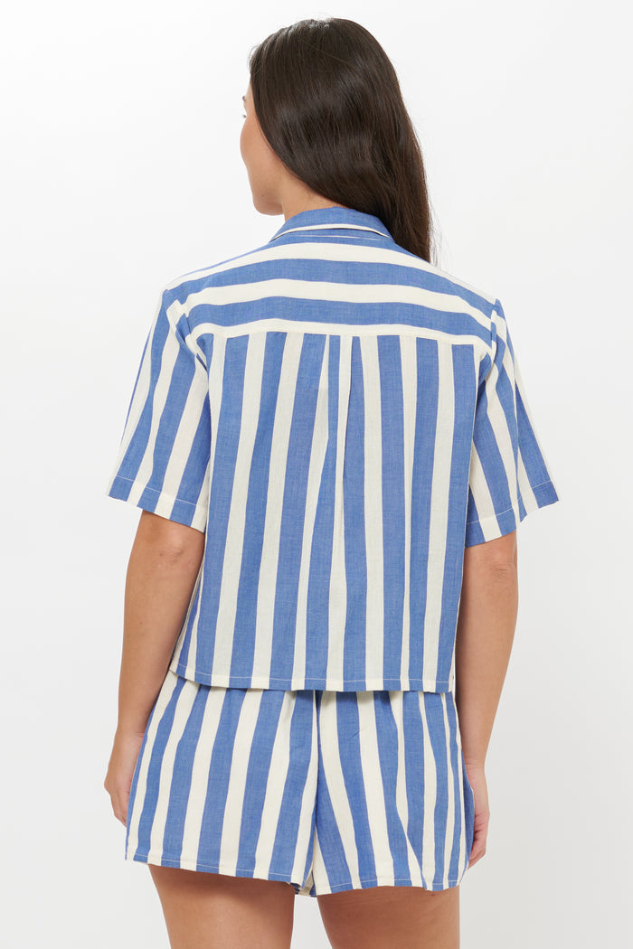 Parker Top- Solana Blue